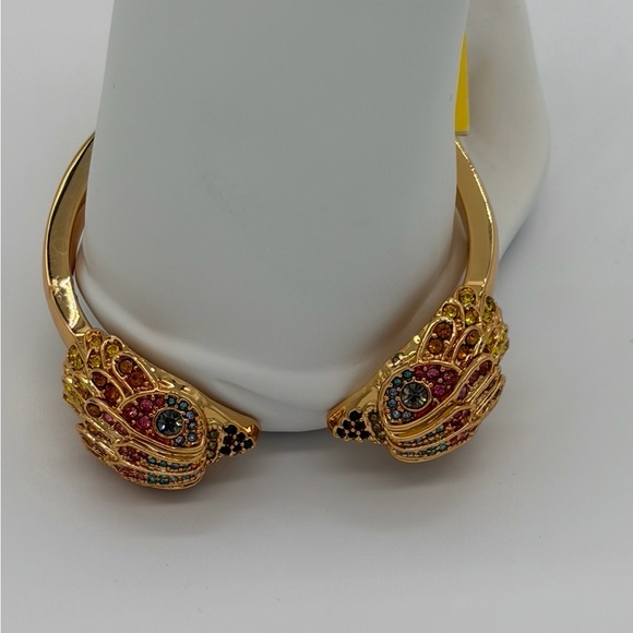 KURT GEIGER Eagle- Gold and Multicolor Embellished -Bracelet - NWT - Picture 4 of 7